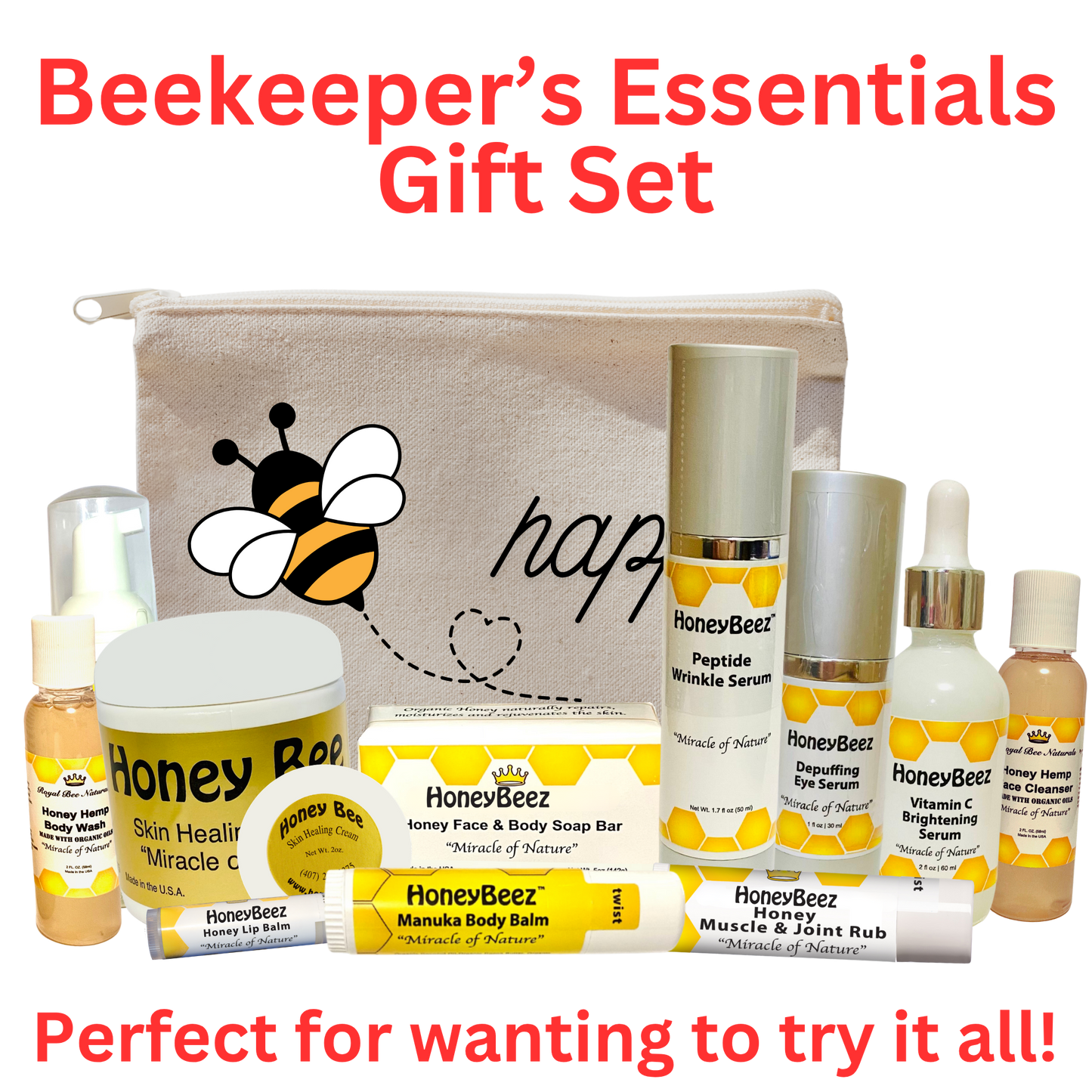 Honey Bee "Beekeeper's Essentials" Gift Set