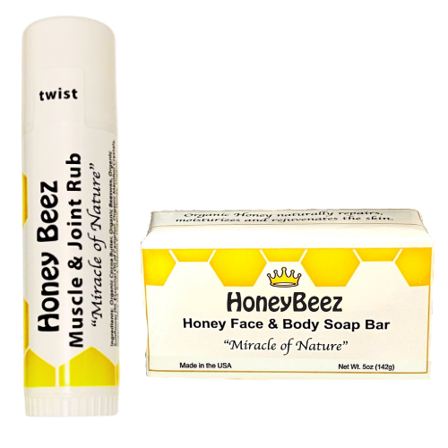 Honey Soap and Muscle & Joint Rub Combo Pack