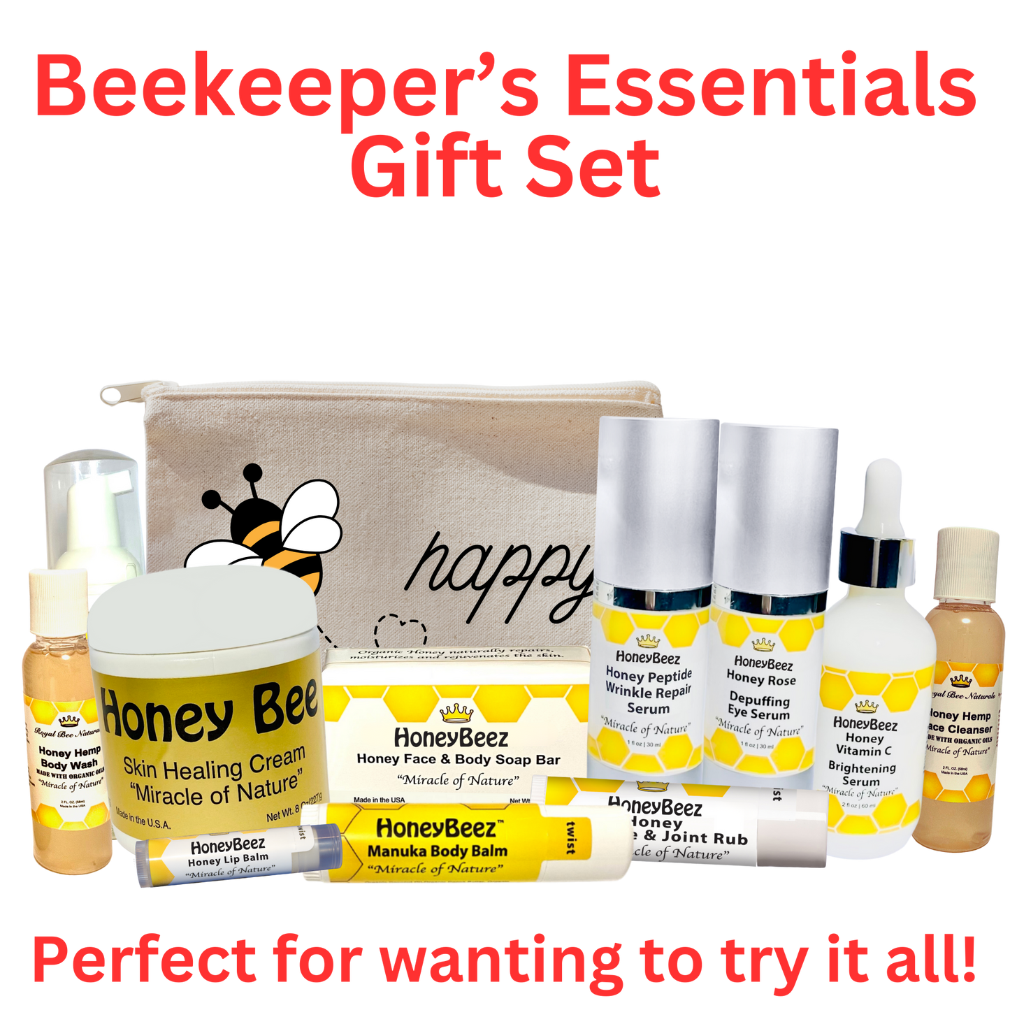 Honey Bee "Beekeeper's Essentials" Gift Set