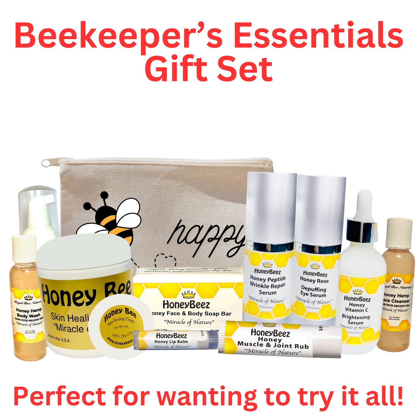 BLACK FRIDAY SALE! Honey Bee "Beekeeper's Essentials" Gift Set